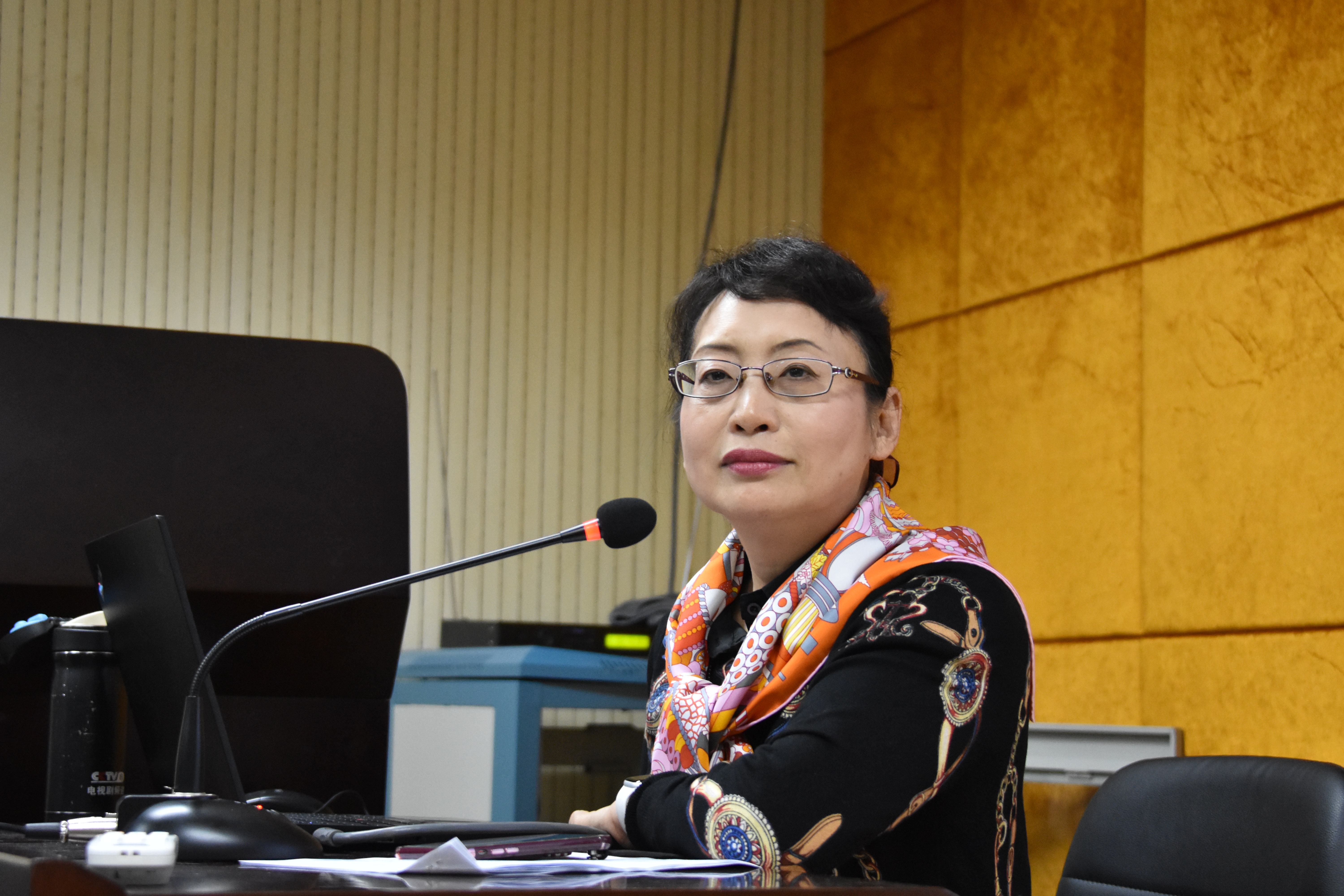 中国电视资深主编陈芳老师为人文学子带来精彩讲座